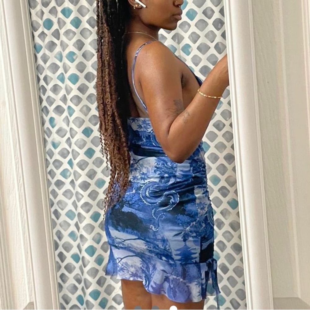 MINI RUCHED DRESS